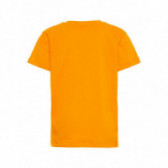 Tricou din bumbac mânecă scurtă și imprimeu color pentru băieți Name it 54366 2
