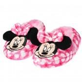 Papuci de casă pentru fete, cu Minnie Mouse pufos Minnie Mouse 54444 