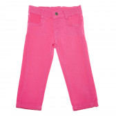 Pantaloni denim, roz închis pentru fete Bebetto 54825 