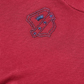 Bluză de bumbac în roșu cu mâneci lungi și guler pentru băieți Bebetto 54899 4