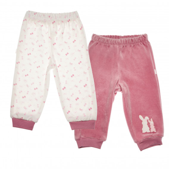 Un set de doi pantaloni pentru fetițe Bebetto 55054 
