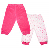 Set de pantaloni de pluș pentru fetițe Bebetto 55061 2