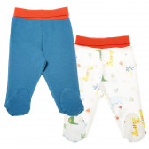Pantaloni cu botoșei de bebeluși Bebetto 55254 