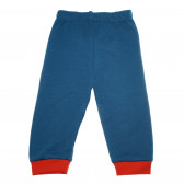 Set de pantaloni din bumbac în albastru și cu imprimeu pentru băieți Bebetto 55271 3
