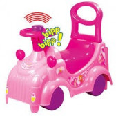 Mașină cu scaun și mâner, roz Mochtoys 56389 2