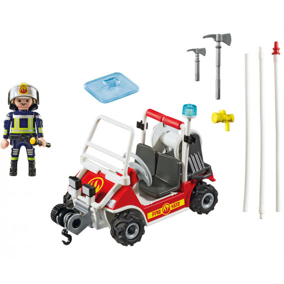 ATV pentru pompieri, peste 10 piese Playmobil 5710 2