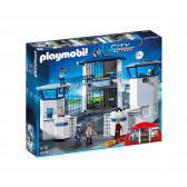Piese de construcție Departament de Poliție cu Închisoare, peste 30 de bucăți Playmobil 5723 