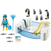 Piese de construcție piscină cu pinguini, peste 10 bucăți Playmobil 5758 2