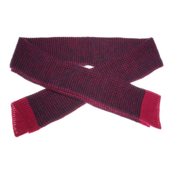 Eșarfă tricotată de vișine pentru băieți Benetton 57799 