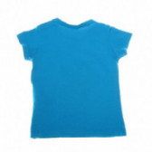 Bluză din bumbac cu mânecă scurtă cu imprimeu colorat pentru băieți Benetton 57905 2