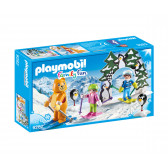 Piese de construcție Lecție de schi, peste 5 piese Playmobil 5793 
