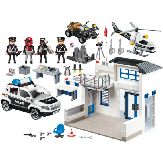 Constructor Post de poliție cu 201 de piese Playmobil 5805 2