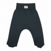 Pantaloni negri din bumbac organic pentru băieți NINI 58468 