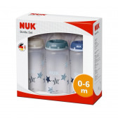 300 ml sticlă de alimentare din polipropilenă cu tetină M pentru copii de 0-6 luni NUK 58737 5