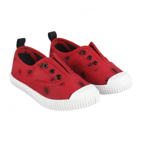 Pantofi Cerda Roșii cu talpă albă și model de păianjen, pentru băieți Spiderman 58798 2
