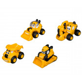 Toy State - set de 4 mașini de construcții Hot Wheels 5885 2