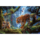 Puzzle pentru copii, Tigri în junglă Educa 59315 2