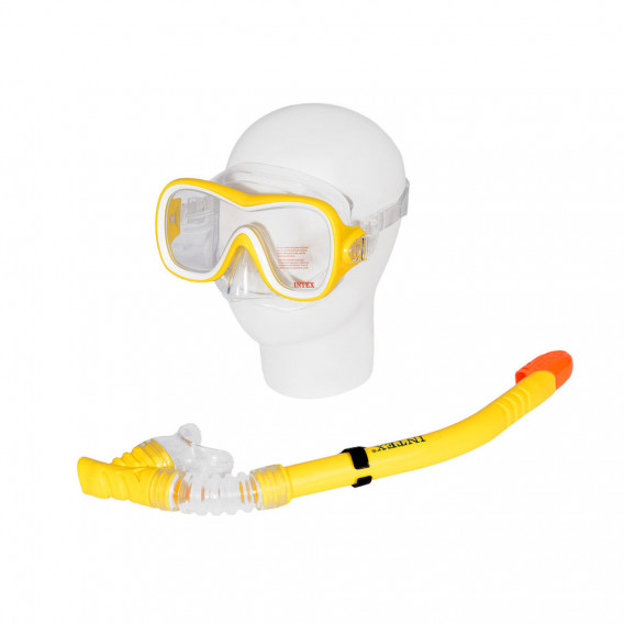Set de snorkel și mască, galben Intex 59386 2