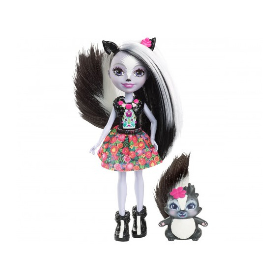 Enchantimals - păpușa Sage Skunk și Cape Skunk Mattel 59477 2
