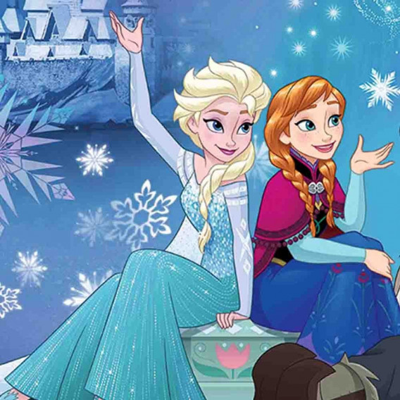 Puzzle 2D cu o imagine a personajelor din Regatul de Gheață Frozen 59906 5