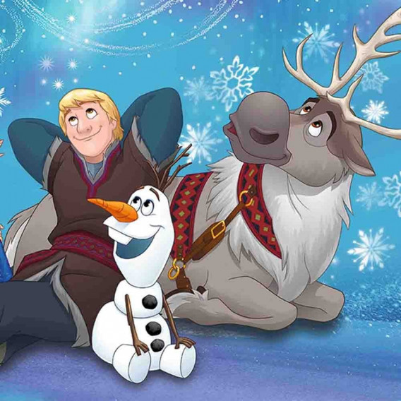 Puzzle 2D cu o imagine a personajelor din Regatul de Gheață Frozen 59907 6