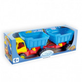 Camion pentru copii cu remorcă și cupă Mochtoys 60218 2