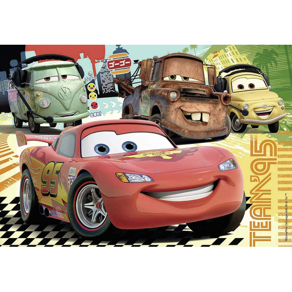 Puzzle 2-în-1 Cars de la Disney Cars 60468 5