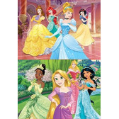2 în 1 Puzzle pentru copii Disney Princess Disney Princess 60546 2