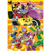 Mickey Mouse 2 în 1 Puzzle pentru copii Mickey Mouse 60553 2