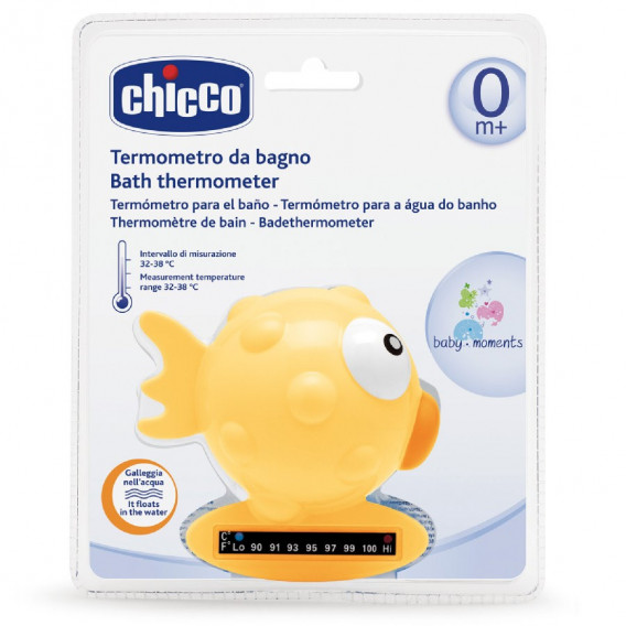 Termometru de apă, pește, portocaliu Chicco 60666 2