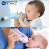 Biberon din polipropilenă cu tetină (3 picături) pentru bebelușii de peste 4 luni, 330 ml Chicco 60695 2