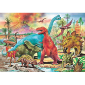 Puzzle dinozaur 2D pentru copii Educa 60711 2