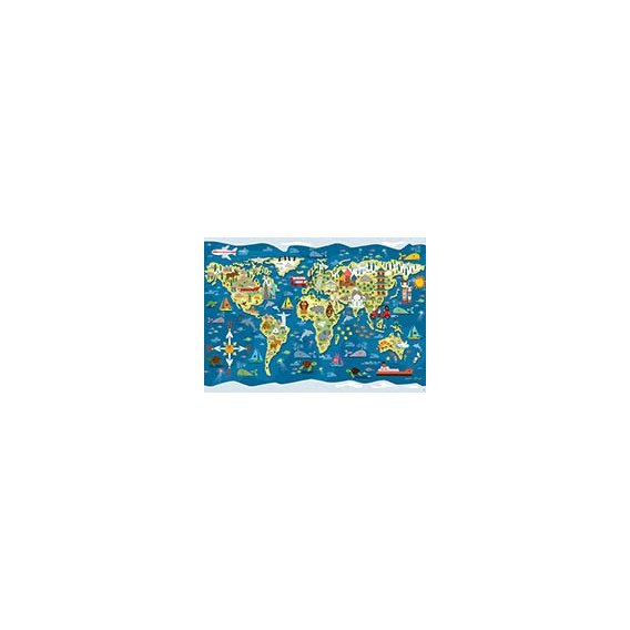 Puzzle, model harta lumii Educa 60717 2