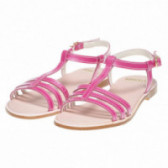 Sandale din piele roz pentru fete Paola 60889 