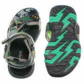 Sandale de culoare gri pentru băieți Averis Balducci 60923 3