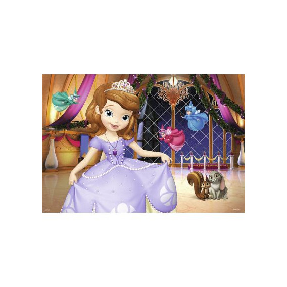 Puzzle 2 în 1 puzzle prințesă Disney Disney Princess 61380 3