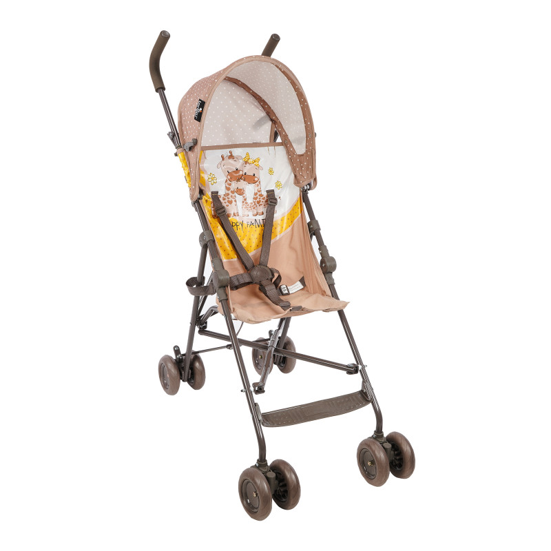 Lorelli cărucior pentru copii Light Beige &amp; Yellow Happy Family unisex . Producător  61435