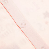 Bluză cu mânecă lungă de culoare roz, cu brocart argintiu strălucitor pentru fetițe KIABI 61737 4
