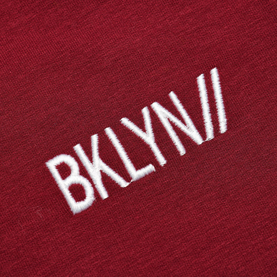 Bluză din bumbac cu mânecă lungă de culoare roșie cu imprimeu pentru fete Name it 61952 3