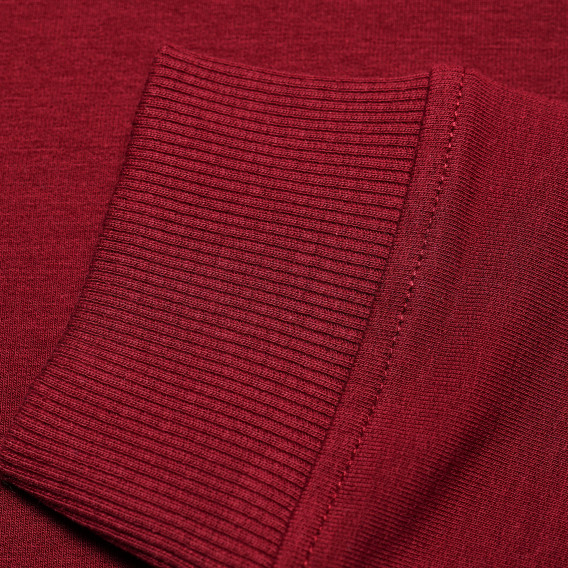 Bluză din bumbac cu mânecă lungă de culoare roșie cu imprimeu pentru fete Name it 61954 5