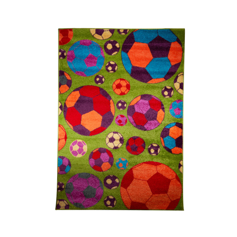 Covor - cu mingi de fotbal colorate, imprimate  6224