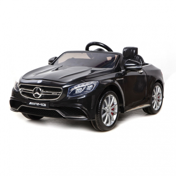 Mașina Mercedes-Benz S63 de culoare metalică / neagră Moni 6255 