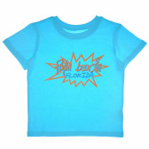 Bluză din bumbac cu inscripția PALM BEACH cu mâneci scurte pentru fete Name it 62569 5