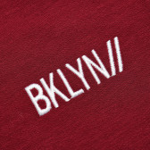 Bluză din bumbac cu mânecă lungă de culoare roșie cu imprimeu pentru fete Name it 62579 8