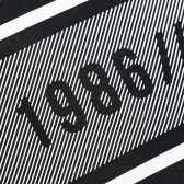 Bluză neagră cu mâneci lungi și inscripție pe spate pentru băieți Name it 62585 9