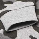 Hanorac din bumbac cu mânecă lungă, cu design de camuflaj pentru băieți Name it 62607 8