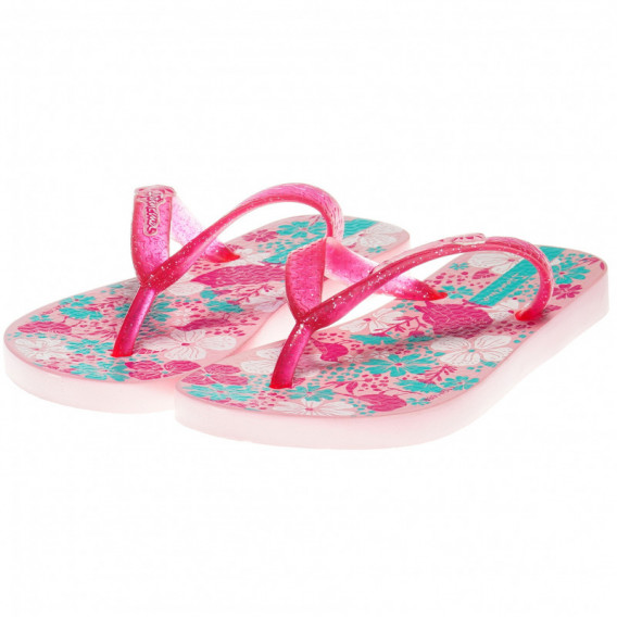 Flip-flops cu imprimeu floral, pentru fete  Ipanema 62964 