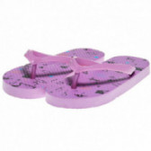Flip-flops pentru fete cu imprimeu balon Wanabee 62994 