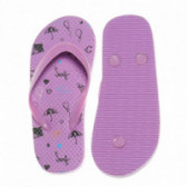 Flip-flops pentru fete cu imprimeu balon Wanabee 62996 3