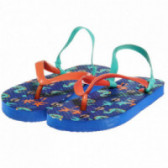 Flip-flop-uri securizate cu temă de plajă Wanabee 63003 